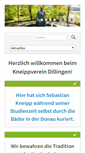 Mobile Screenshot of kneippverein-dillingen.de